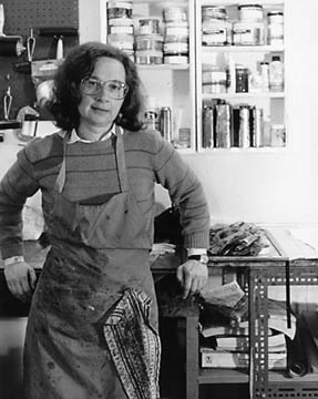 Selma in her studio